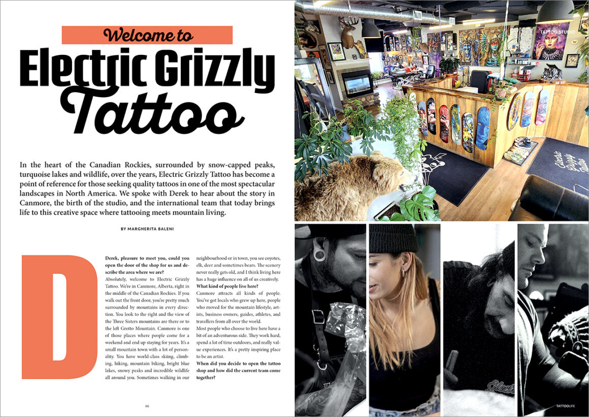Tattoo shop: Welcome to Electric Grizzly Tattoo