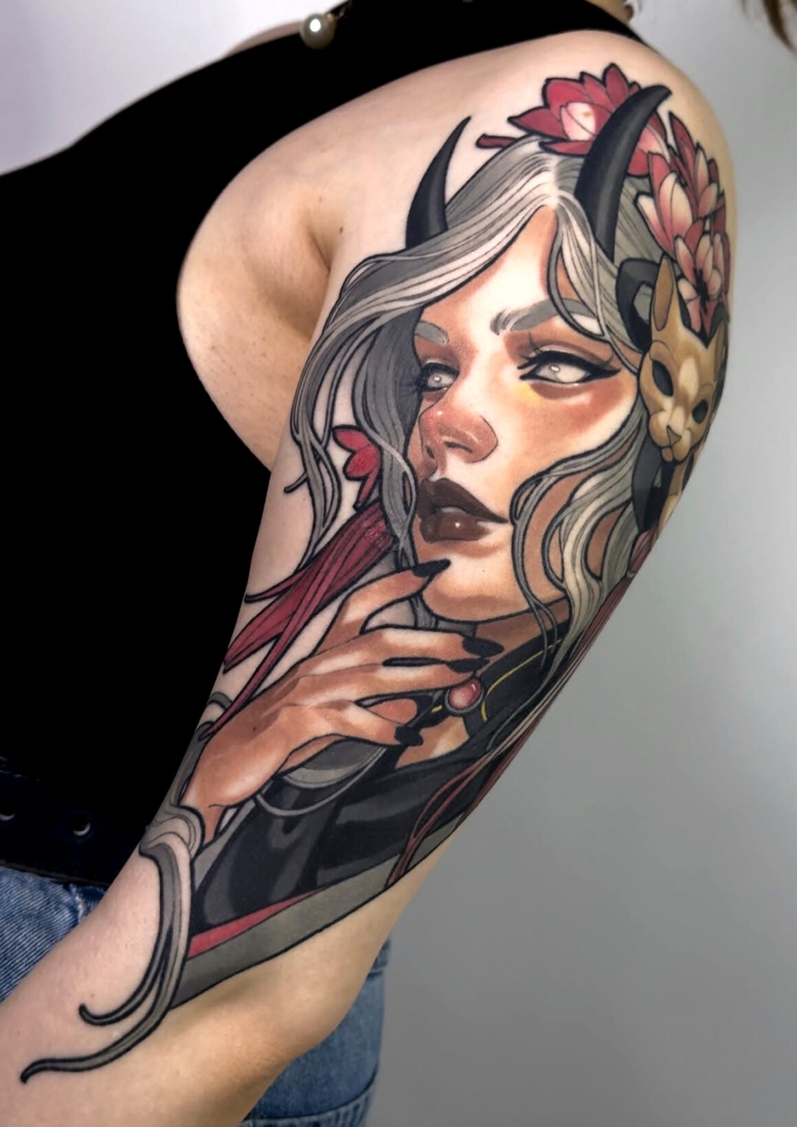 Tattoo by Alina Gokk, @addatattoo