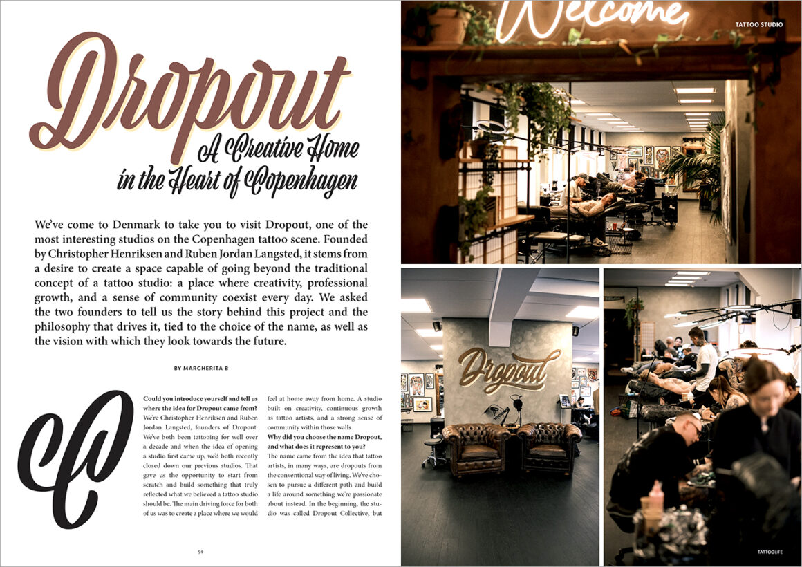 Tattoo shop: Dropout: A Creative Home in the Heart of Copenhagen