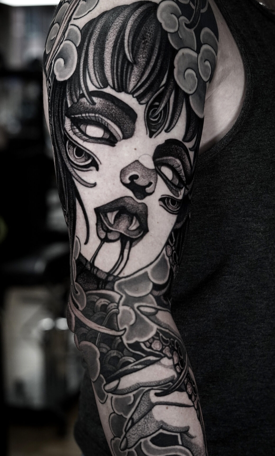 Electric Grizzly Tattoo, Felipe Santo, @electricgrizzlytattoo